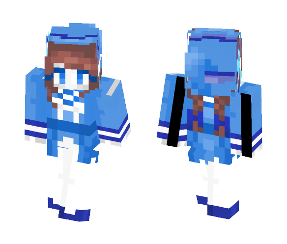 Wadanohara - Female Minecraft Skins - image 1