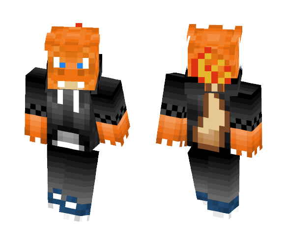 Dark Charizard - Male Minecraft Skins - image 1