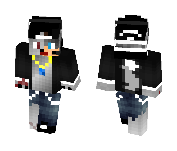 Half Boy Half Wolf Skin - Boy Minecraft Skins - image 1