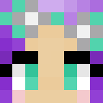 Flowercrown Girl (2) - Flower Crown Minecraft Skins - image 3
