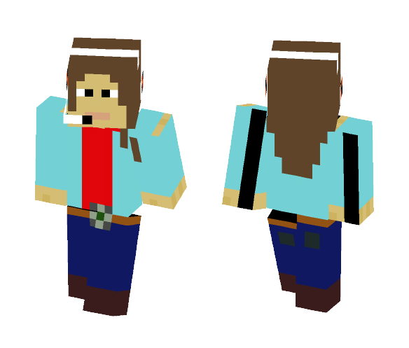 Download Free Girl skin Skin for Minecraft image 1 Girl skin - Girl Minecraft Skins - image 1