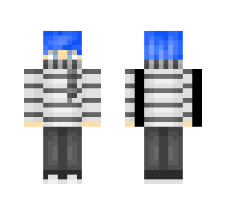 Blue Hair Guy - Male Minecraft Skins - image 2