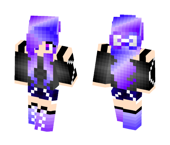 Galaxy Girl - Girl Minecraft Skins - image 1