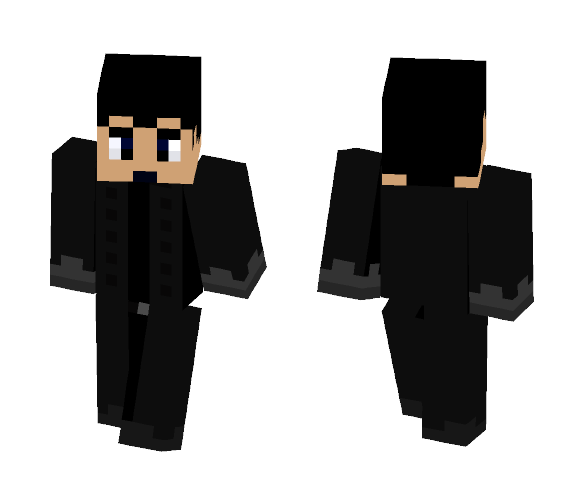 Man in Dark Clothing - Male Minecraft Skins - image 1