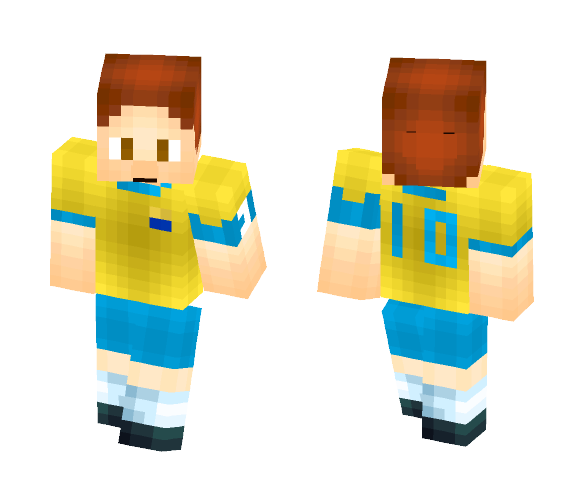 zlatan ibrahimovic SWEDISH KIT - Male Minecraft Skins - image 1