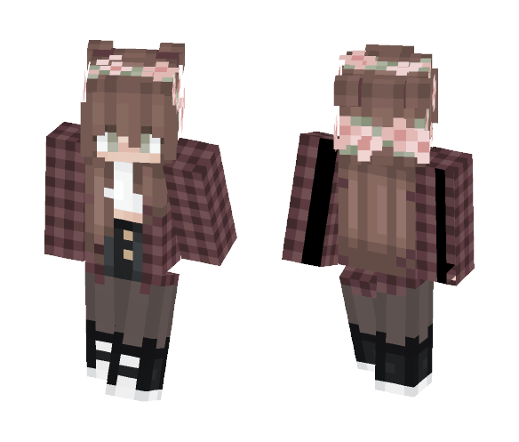 Uh I don't wanna be here.. - Female Minecraft Skins - image 1