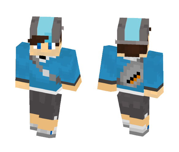 Blue Pokémon Trainer - Male Minecraft Skins - image 1