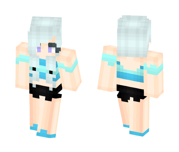 Ice Girl - Girl Minecraft Skins - image 1