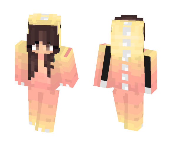 rainbow dino // daddysammie :) - Female Minecraft Skins - image 1