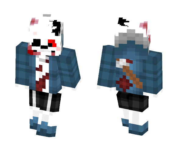 HorrorTale Sans - Male Minecraft Skins - image 1