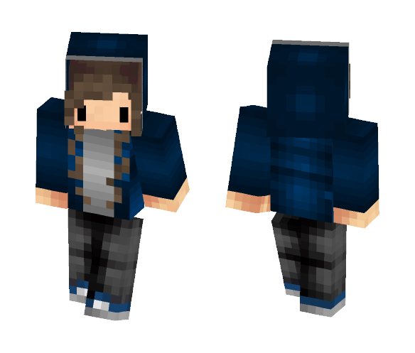 Hoodie Girl - Girl Minecraft Skins - image 1