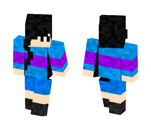 Undertale Me - Female Minecraft Skins - image 1