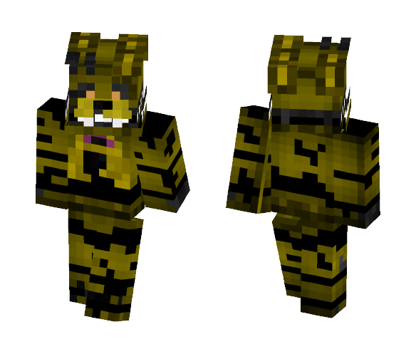 FNAF 4 - Nightmare Springbonnie - Male Minecraft Skins - image 1