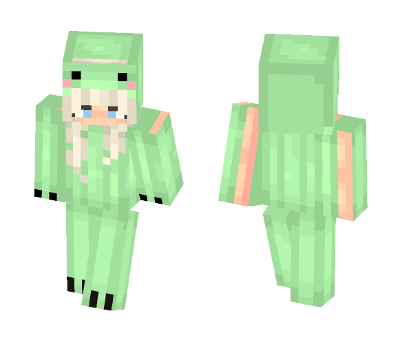 @shannplays skin // frog onesie - Female Minecraft Skins - image 1
