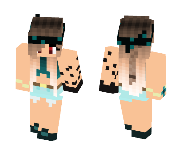 Denim Demon - Female Minecraft Skins - image 1