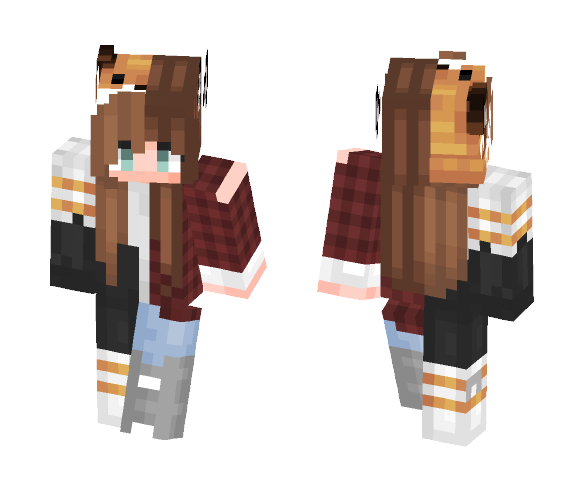 Half fox Half wolf - Female Minecraft Skins - image 1
