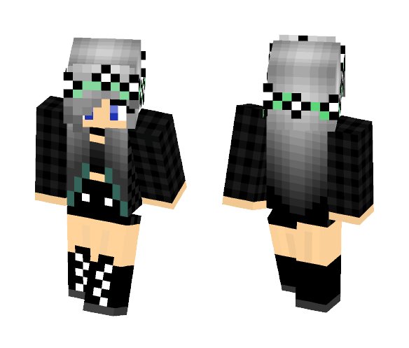 Emo girl - Girl Minecraft Skins - image 1