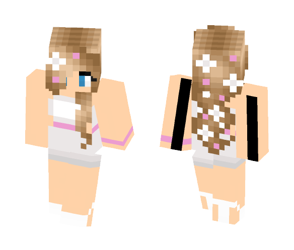 Download Free Summer Girl Skin for Minecraft image 1 Summer Girl - Girl Minecraft Skins - image 1