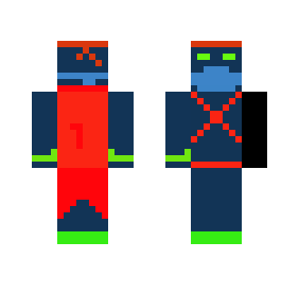 Weird blue guy i made!