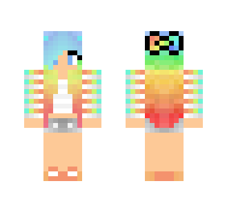 Rainbow girl