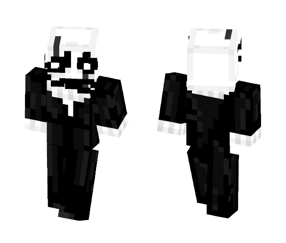 =-W.D gaster-= - Male Minecraft Skins - image 1