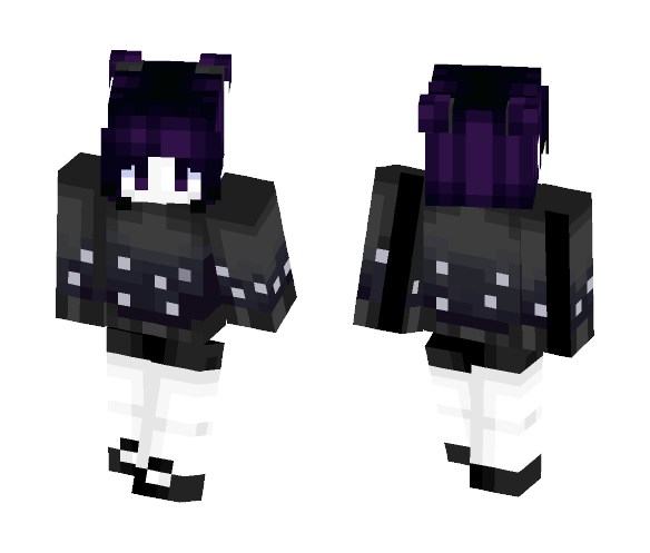Galaxy Sweater - Female Minecraft Skins - image 1