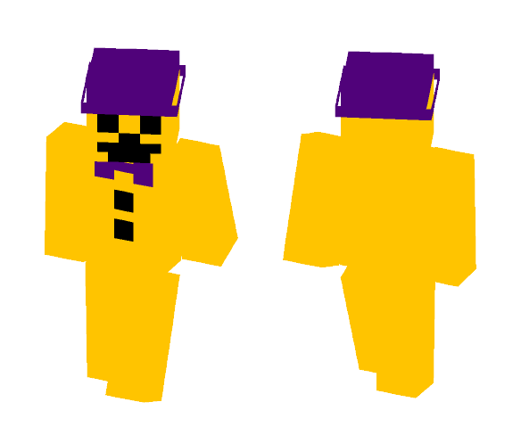 Fredbear plushie ||FNaF 4 minigame - Male Minecraft Skins - image 1