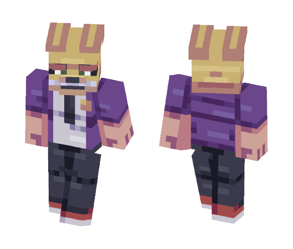 SpringBonnie Night Guard - Male Minecraft Skins - image 1