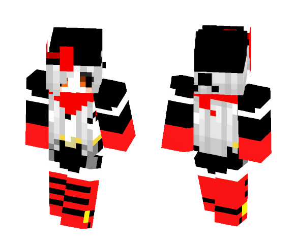 UnderBend Swapfell Sans As Human - Female Minecraft Skins - image 1