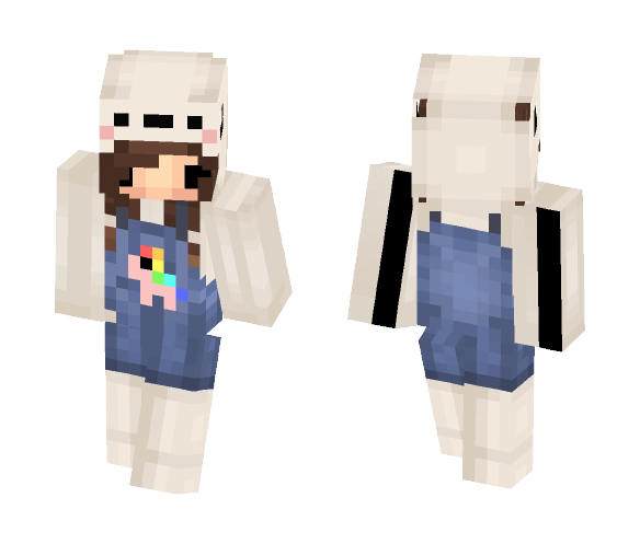 Nerdy Cute Onesie | Chibi - Female Minecraft Skins - image 1