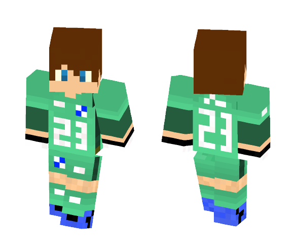 FC_Tenma Brazil GK WC Kit - Male Minecraft Skins - image 1