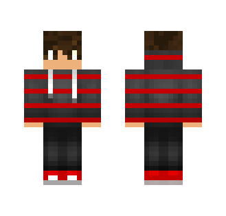 Striped sweatshirt boy - Boy Minecraft Skins - image 2