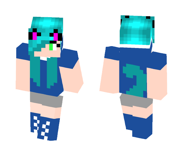 Blue cat - Cat Minecraft Skins - image 1