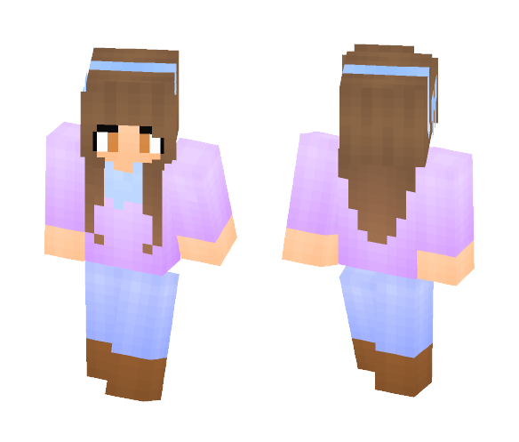 Simple Autumn Skin // ᗷᗰᑕ ♡ - Female Minecraft Skins - image 1