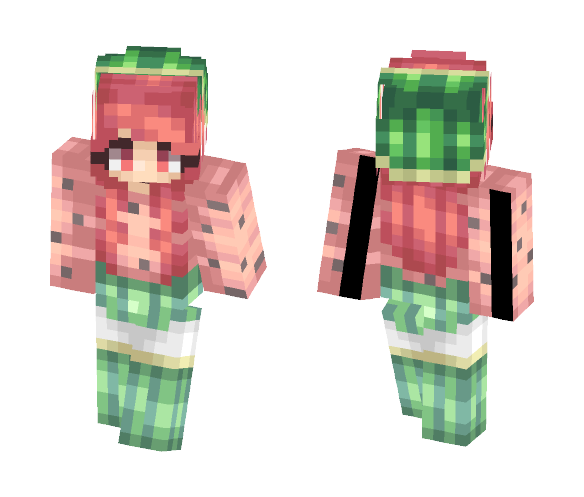 National Watermelon Day O: - Female Minecraft Skins - image 1