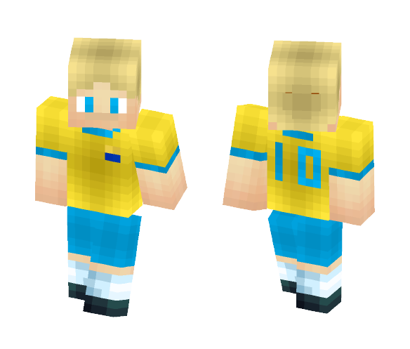 Download Free SWEDEN'S NATIONAL TEAM KIT Skin for Minecraft image 1 SWEDEN'S NATIONAL TEAM KIT - Male Minecraft Skins - image 1