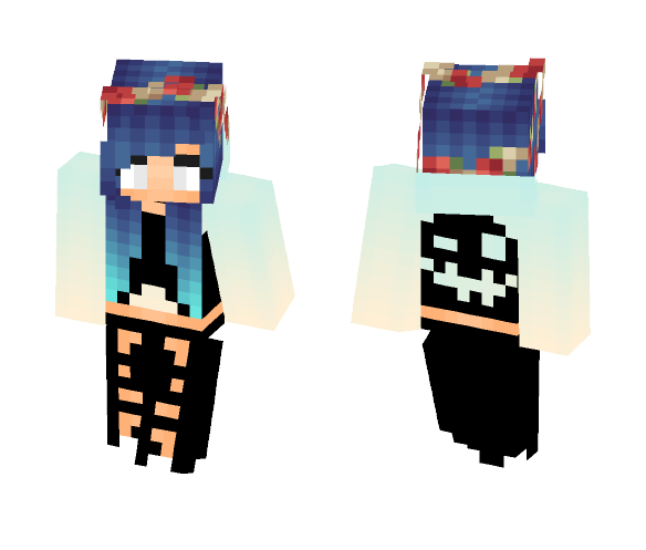 Flower pumpkin~ - Female Minecraft Skins - image 1