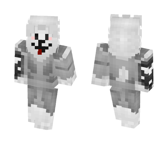 Lesser Dog (UnderTale) - Dog Minecraft Skins - image 1