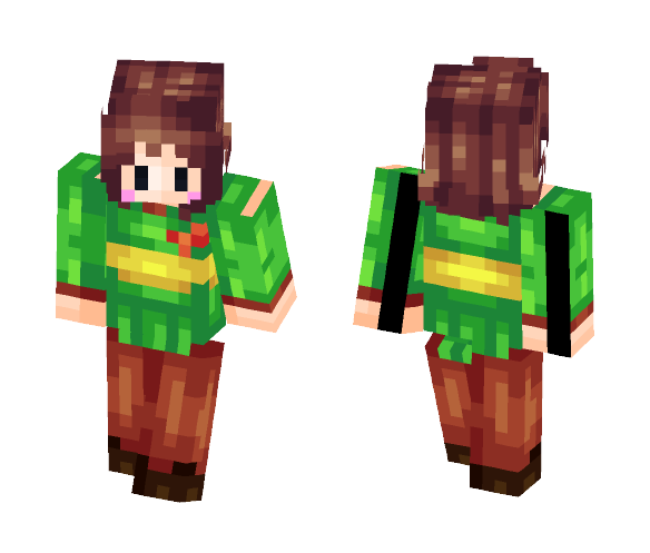 Greetings. I am Chara. - Female Minecraft Skins - image 1