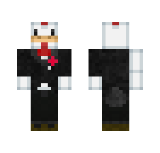 Chicken in a suit / tuxedo
