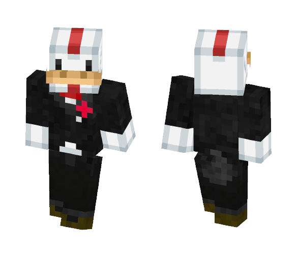 Chicken in a suit / tuxedo - Interchangeable Minecraft Skins - image 1