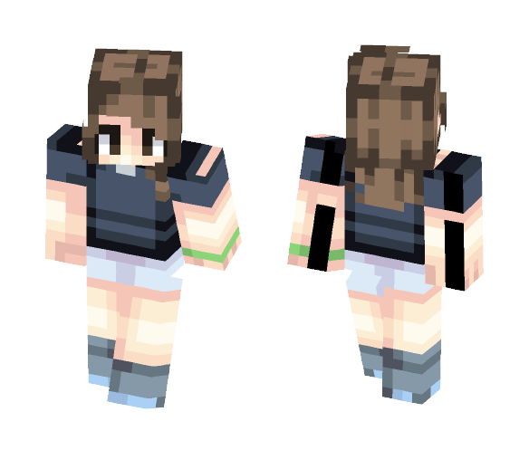 face reveal - Female Minecraft Skins - image 1