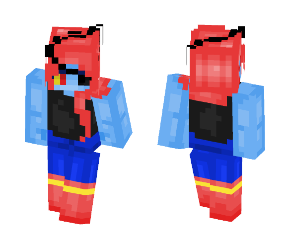 =-UNDYNE-= - Female Minecraft Skins - image 1