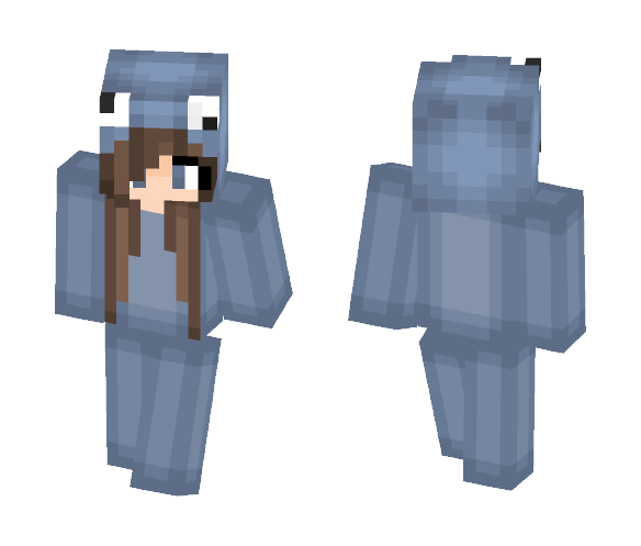 Cookie Monster Onesie - Female Minecraft Skins - image 1