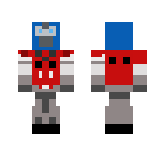 Optimus Prime Battle mode - Male Minecraft Skins - image 2