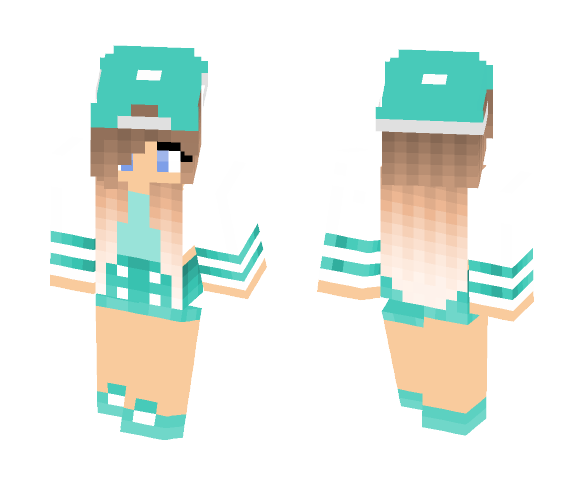 Cute Ombre Tomboy - Male Minecraft Skins - image 1