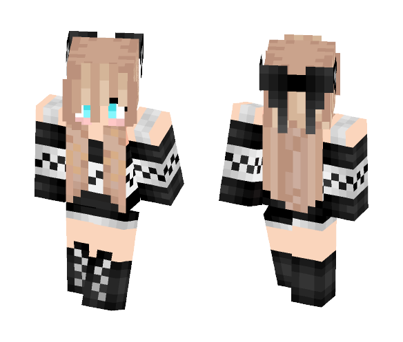 Cute Wolf Girl - Cute Girls Minecraft Skins - image 1