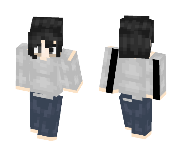 L Lawliet - Male Minecraft Skins - image 1