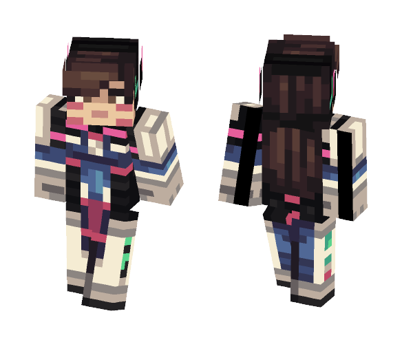 Overwatch - D.va ((alts in desc)) - Female Minecraft Skins - image 1