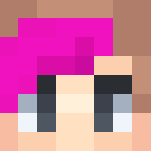 Download Free Blue Shirt Blonde with Pink Hair =3 Skin for Minecraft image 3 Blue Shirt Blonde with Pink Hair =3 - Male Minecraft Skins - image 3